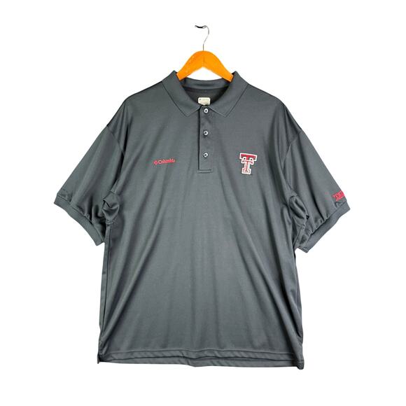 Texas Tech Red Raiders Columbia Sportswear NCAA PFG Polo Fishing Shirt Men Large - Picture 1 of 12
